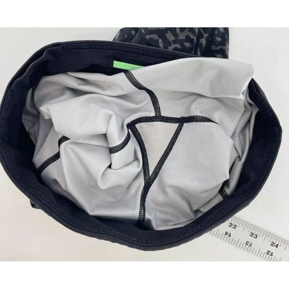 Lululemon Run Inspire Crop II Block It Pocket Luxtreme Heathered Net Pot Black 6 - Picture 13 of 13